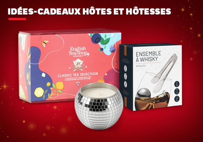 Cadeaux pour hôtes et hôtesse